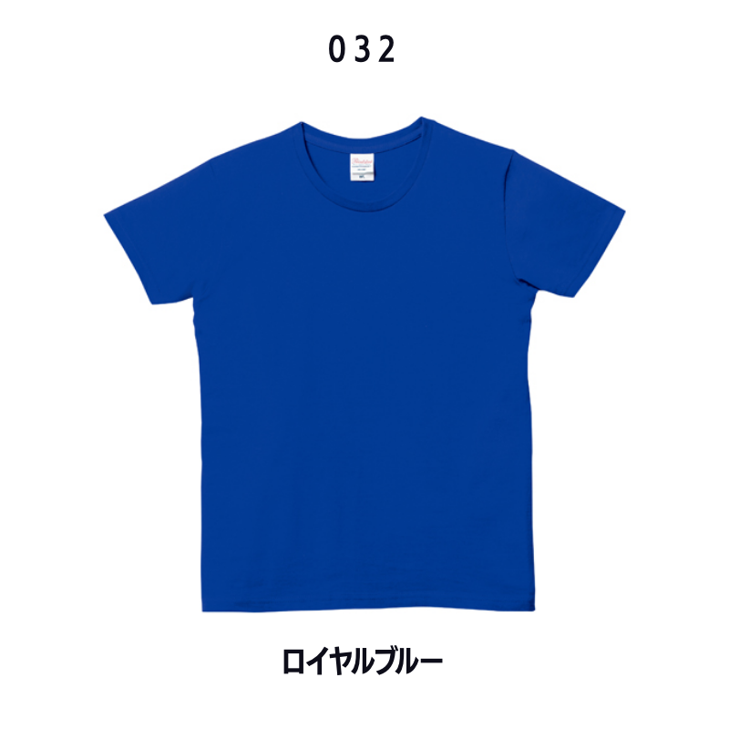レディースM・L右袖ロゴTシャツ(Printstar)