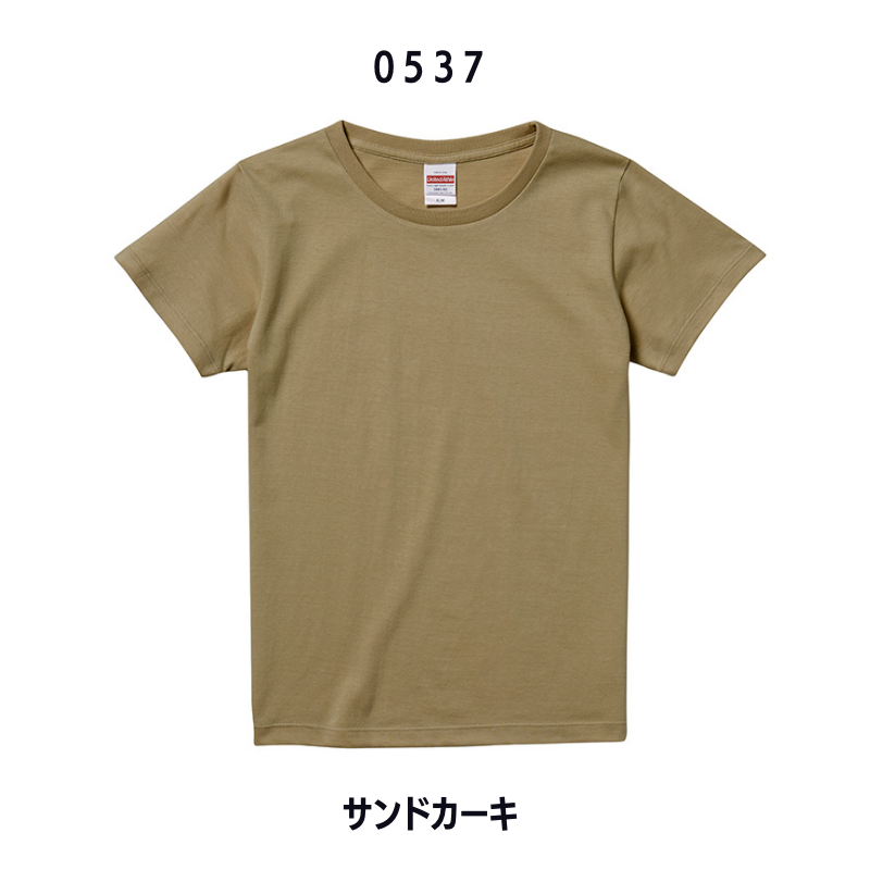 レディースS〜L左袖ロゴTシャツ